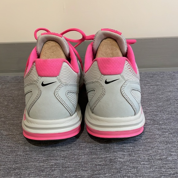 Nike Dual Fusion Run 3 Athletic Sneakers Women’s 10 Grey Pink Black Swoosh - Picture 3 of 15